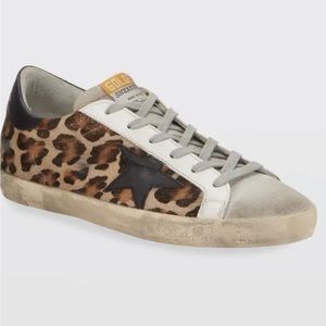 Golden Goose Leopard Calf Hair Sneakers
Worn twice, like new!!  39EU/9B US
